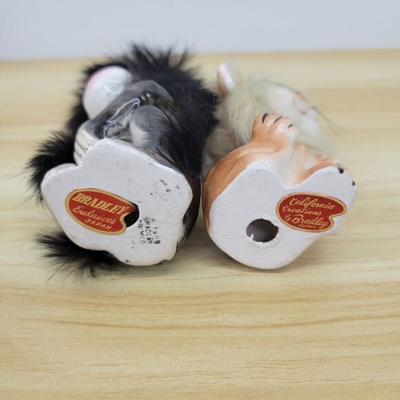 Vintage Bradley Exclusives Japan Anthropomorphic Monkey & Lion Furry Figurines - Picture 7 of 12